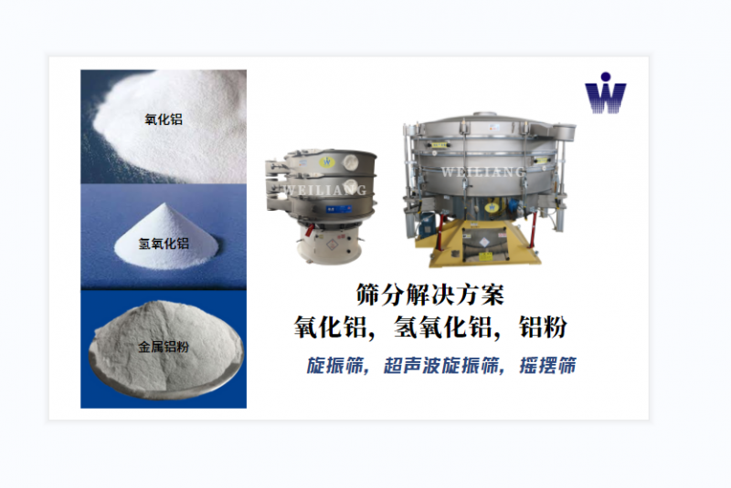 氧化鋁、氫氧化鋁、金屬鋁粉篩分案例